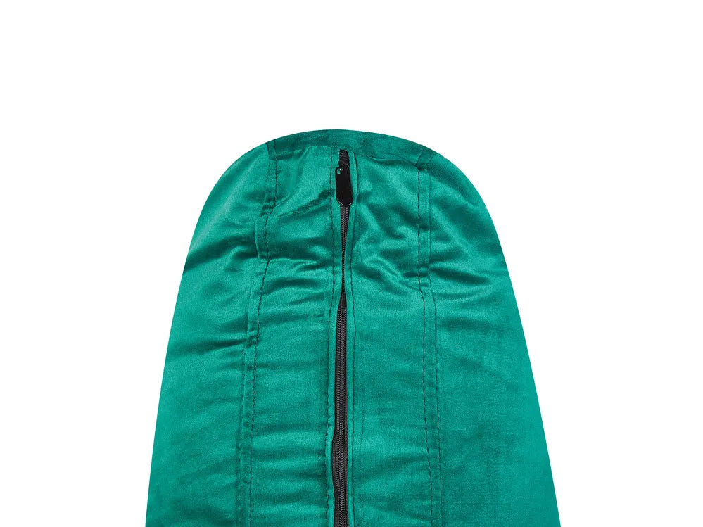 Sofa Bed 3 Seater Velvet Emerald Green with Storage Charleah