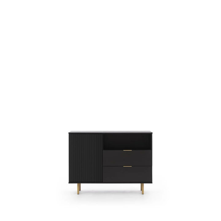 Sideboard Cabinet 107cm Black Nubia