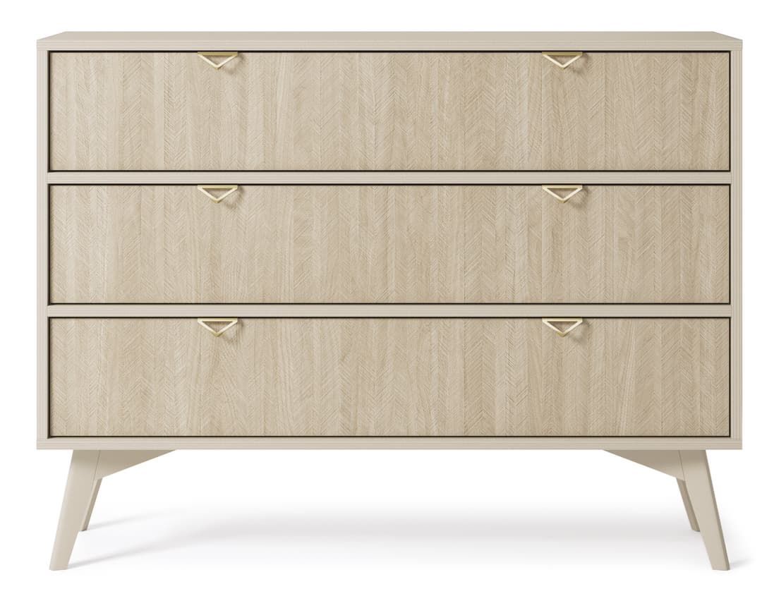 Chest Of Drawers 106cm Beige Forest