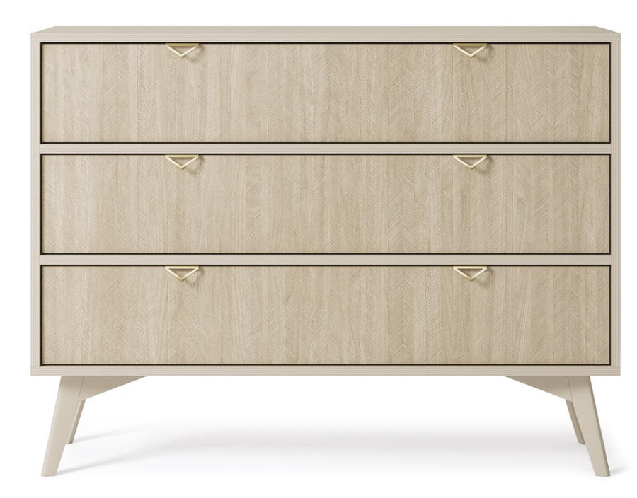 Chest Of Drawers 106cm Beige Forest