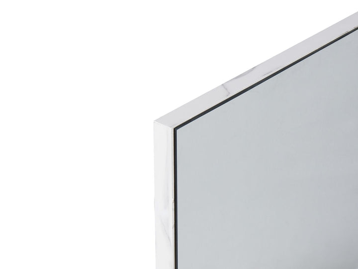 Bathroom Wall Mounted Mirror Cabinet 60 cm 54 cm White Marble Jooinville