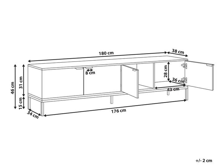 TV Stand White Belinda