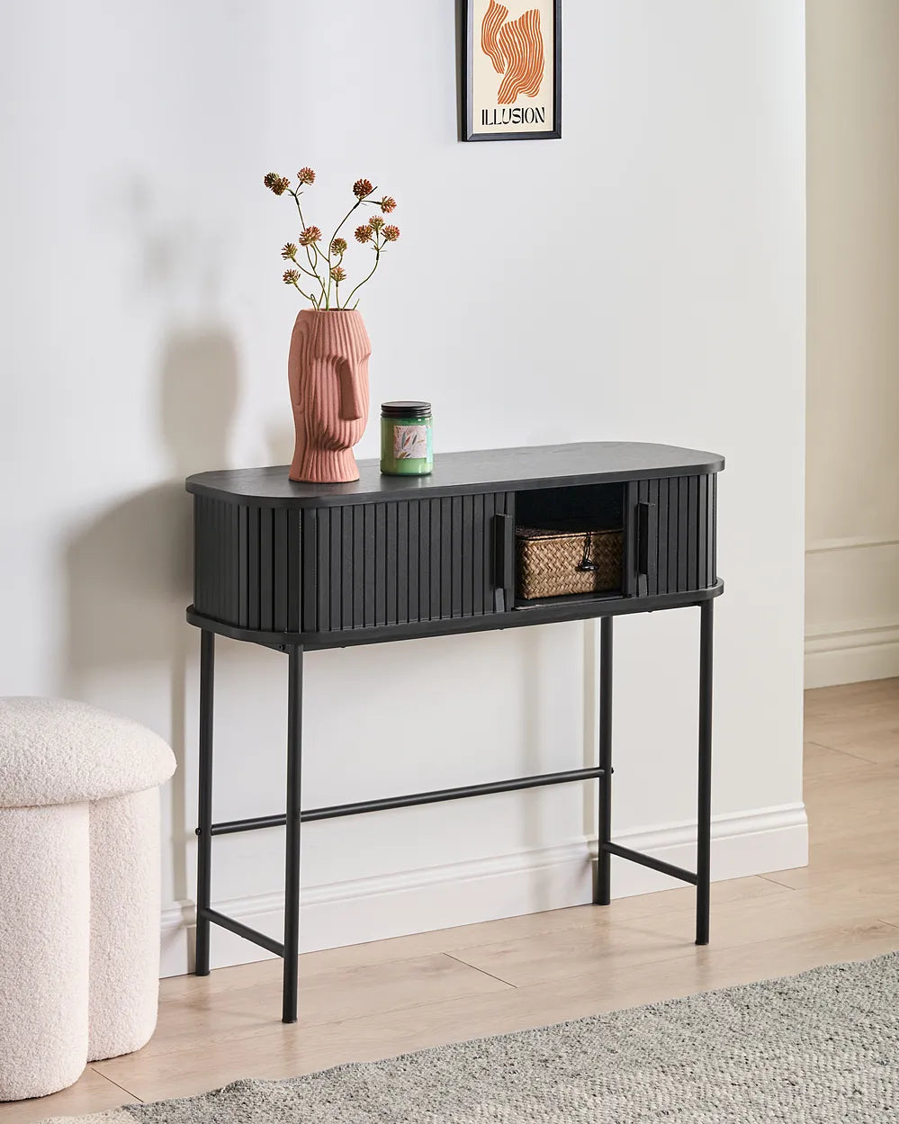 Console Table Black Adelyn