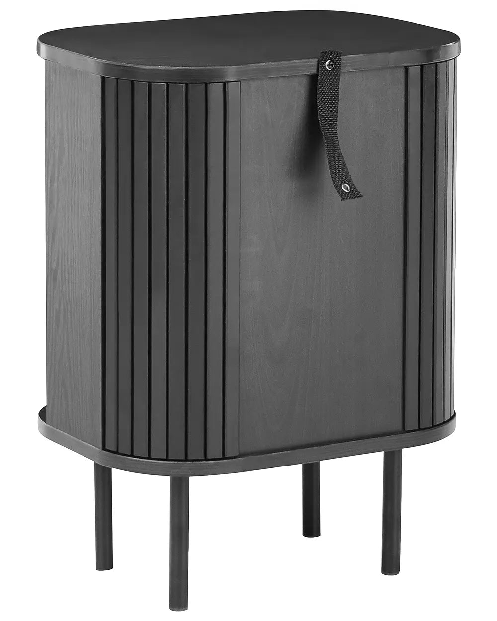 Bedside Table Black Adelyn