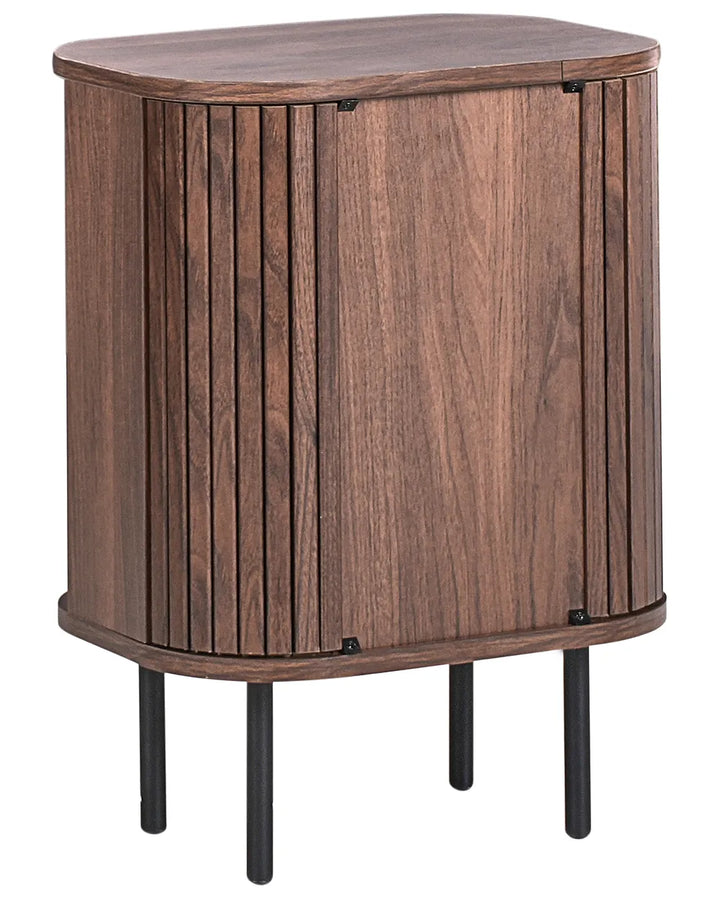 Bedside Table Dark Brown Adelyn