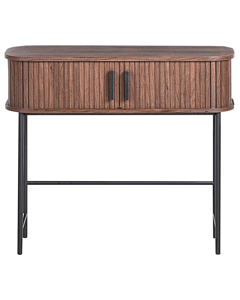 Contemporary dark brown entryway table