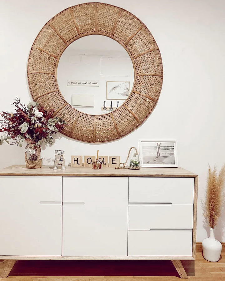 2 Door Sideboard Brown/ White Korbin