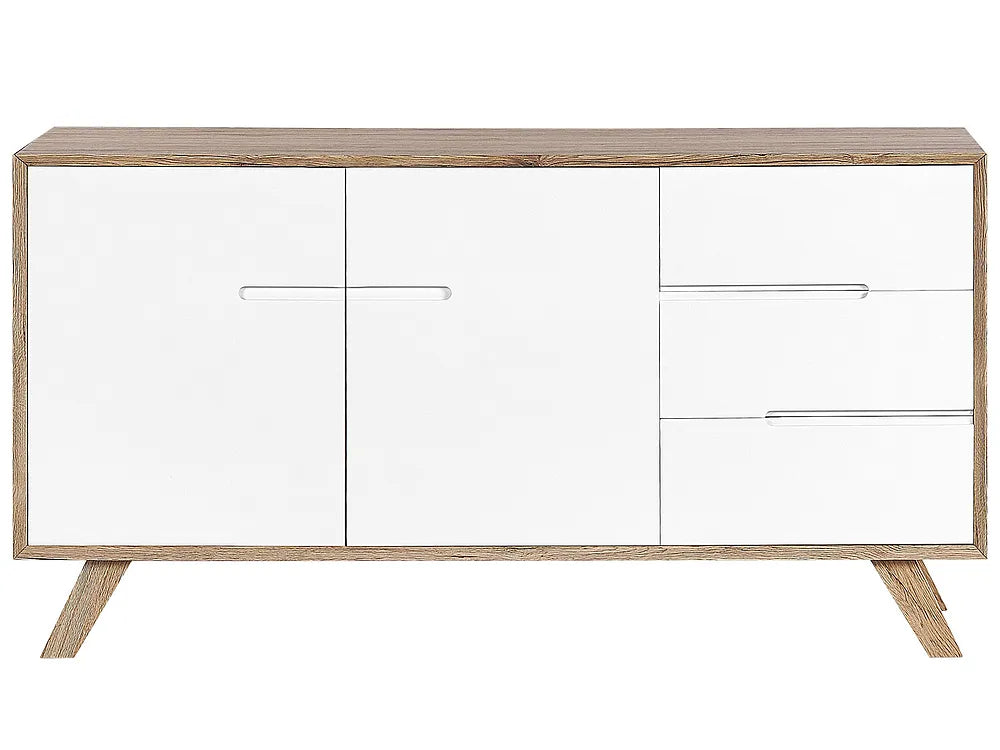 2 Door Sideboard Brown/ White Korbin