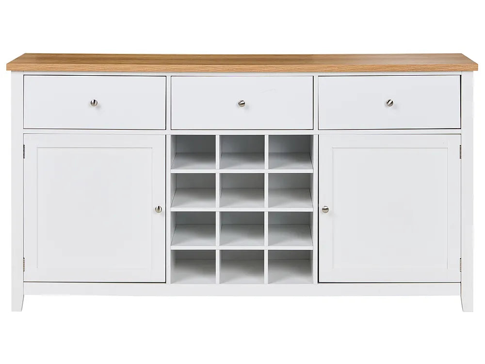 Wine Cabinet White Estevan