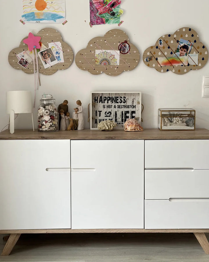 2 Door Sideboard Brown/ White Korbin