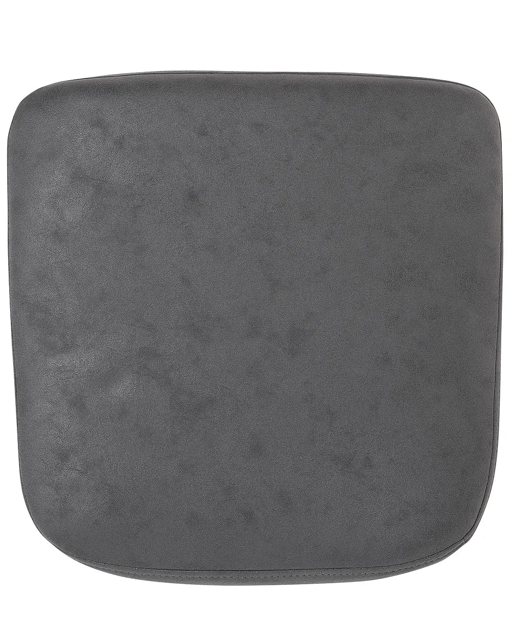 Dining Chair Faux Leather Grey Texas