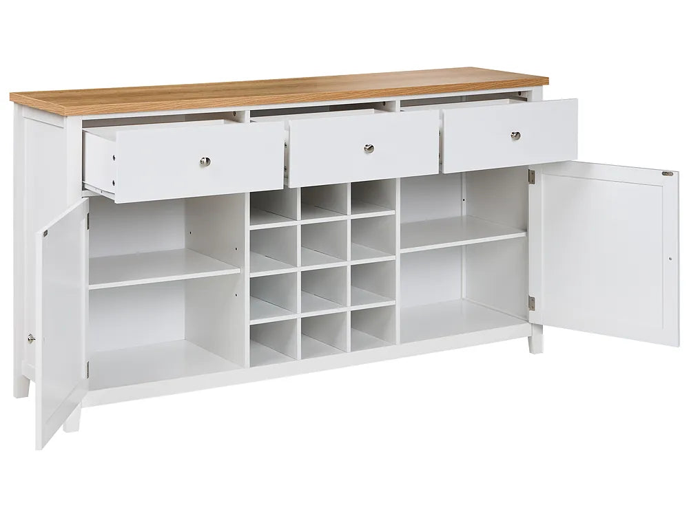 White drinks cabinet for dining room or living room