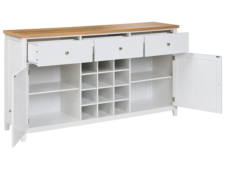 White drinks cabinet for dining room or living room