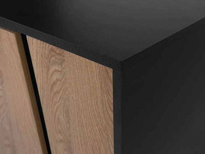 TV Stand Brown/ Black Whetsel