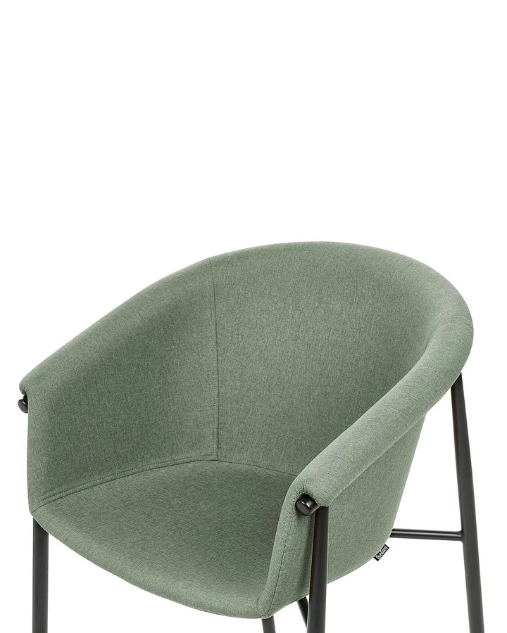Set of 2 Dining Chairs Dark Green Sweet