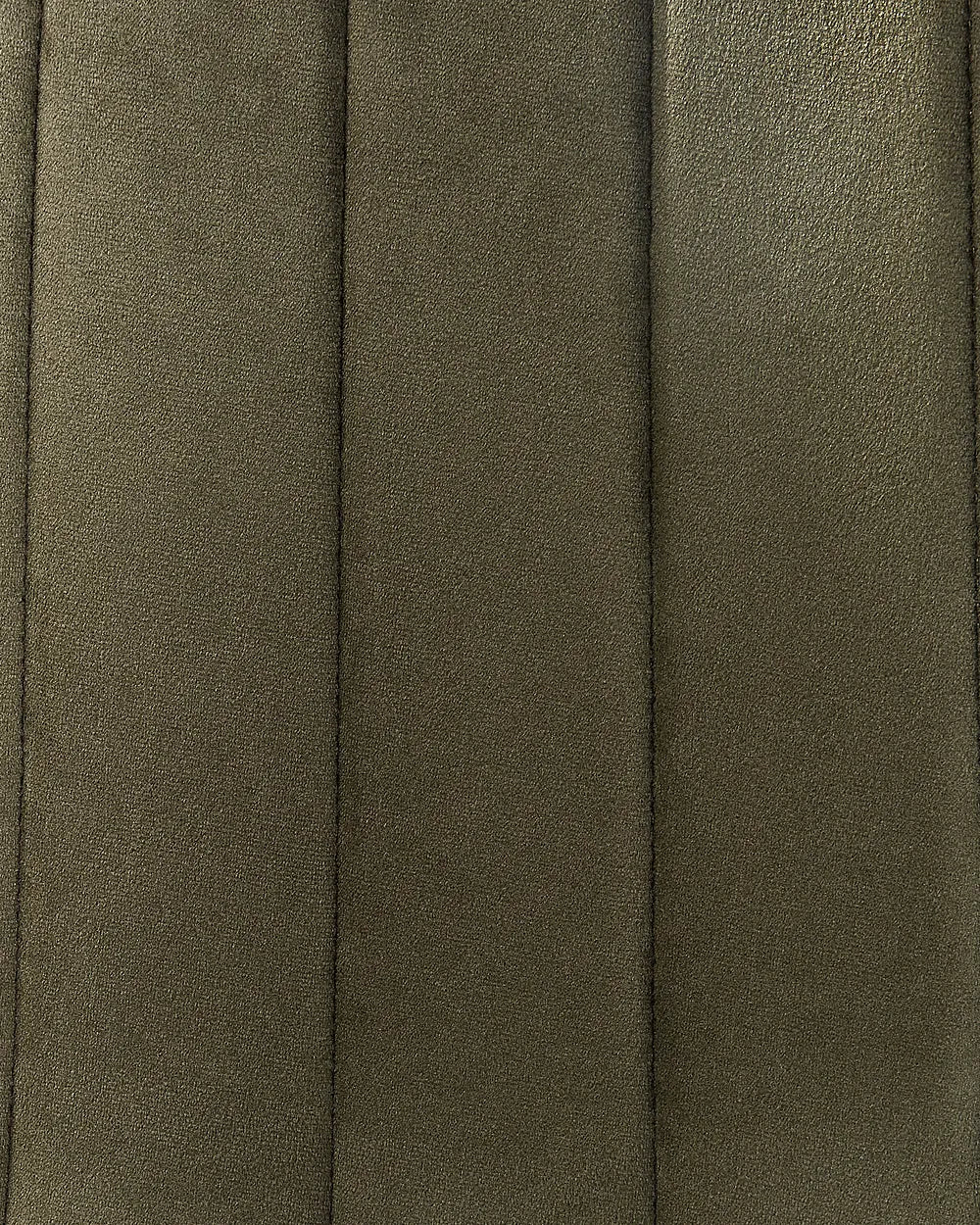 Set of 4 Dining Chairs Velvet Olive Green Brelle