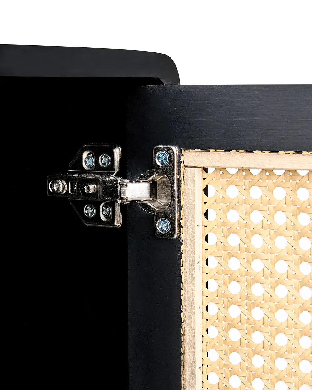 Bedside Table Black Cabel