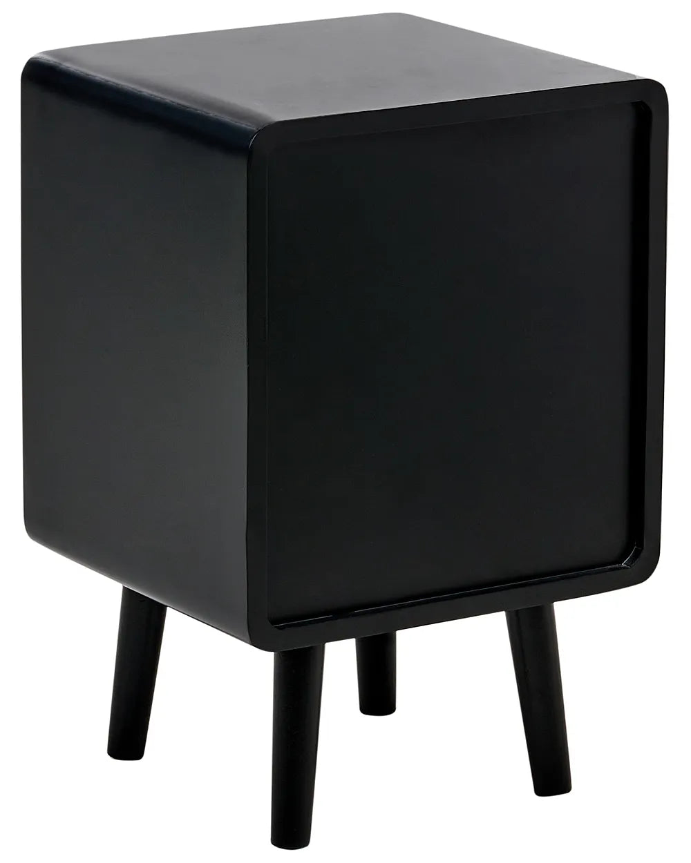 Bedside Table Black Cabel