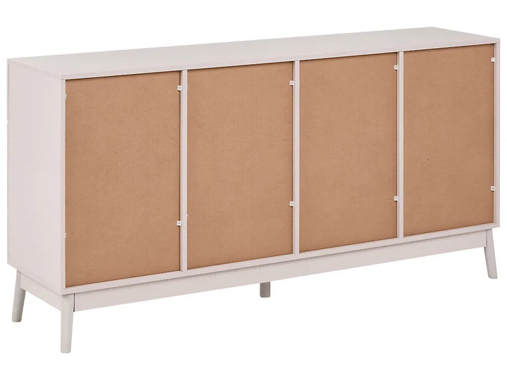 4 Door Sideboard Light Beige Havya