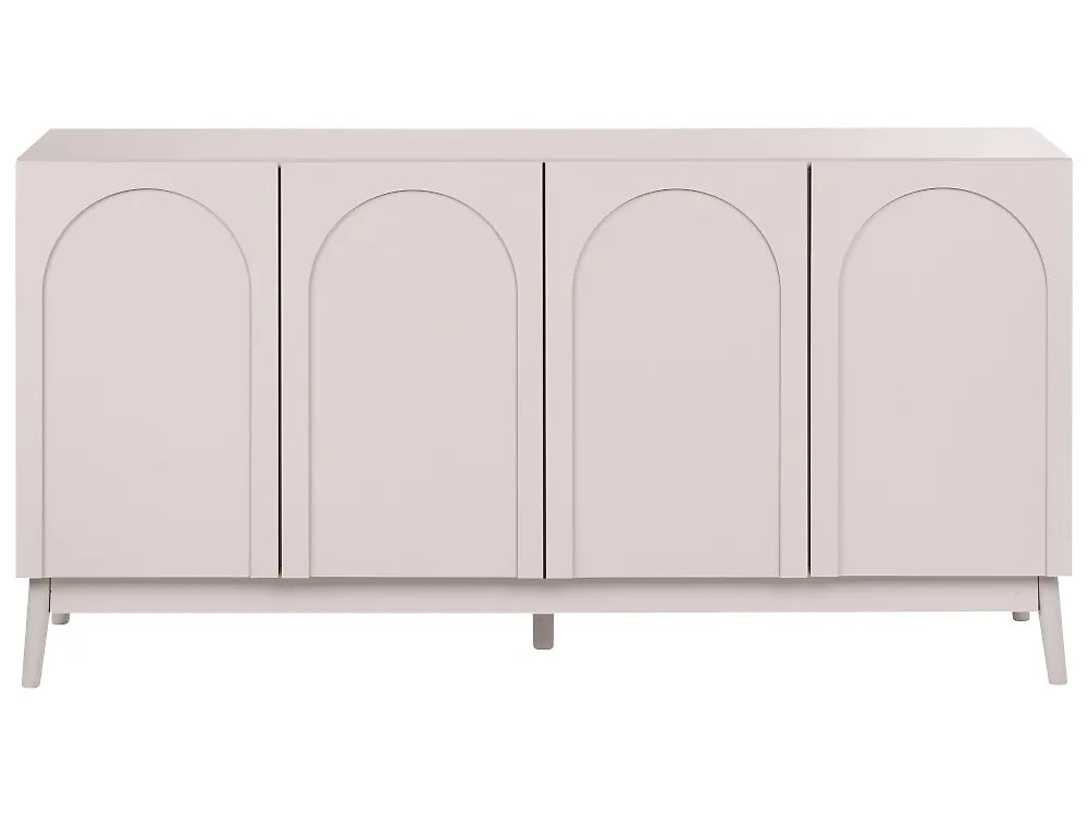 4 Door Sideboard Light Beige Havya
