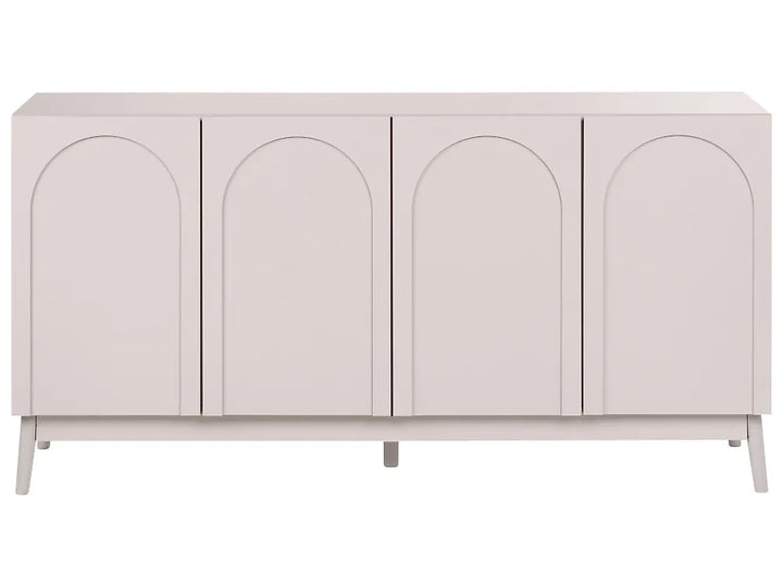 4 Door Sideboard Light Beige Havya