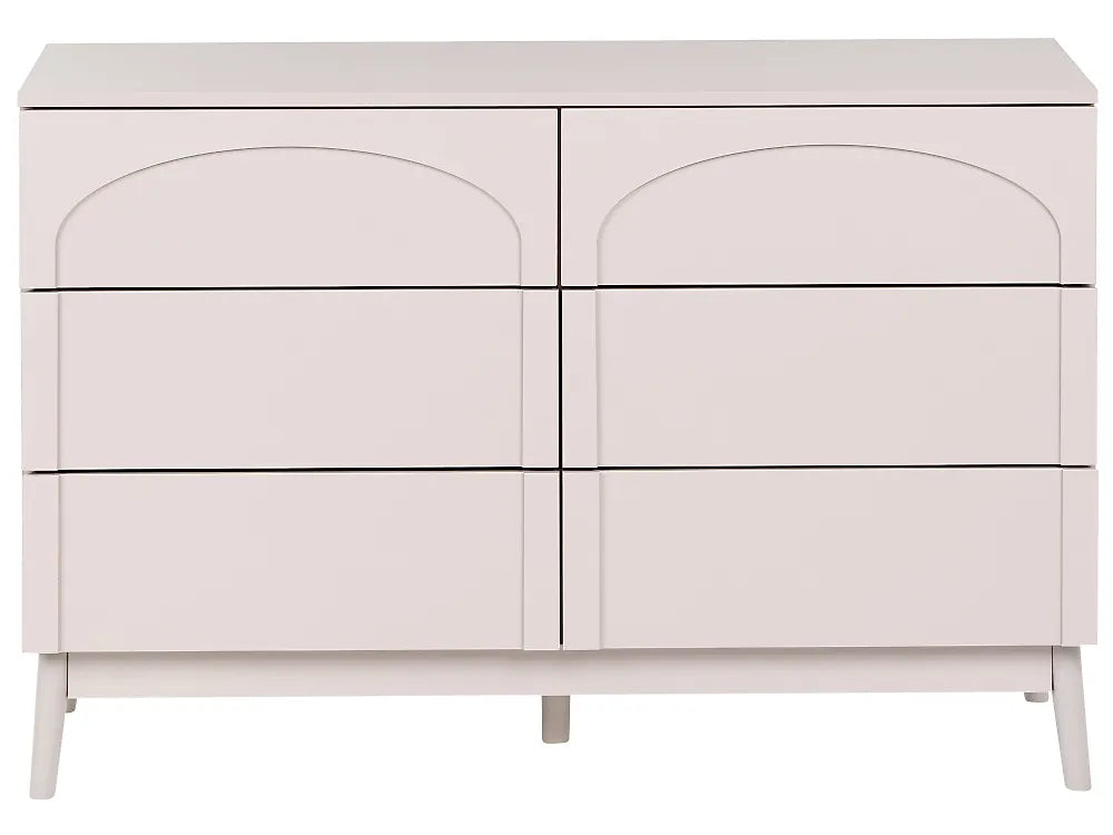 6 Drawer Chest Light Beige Havya