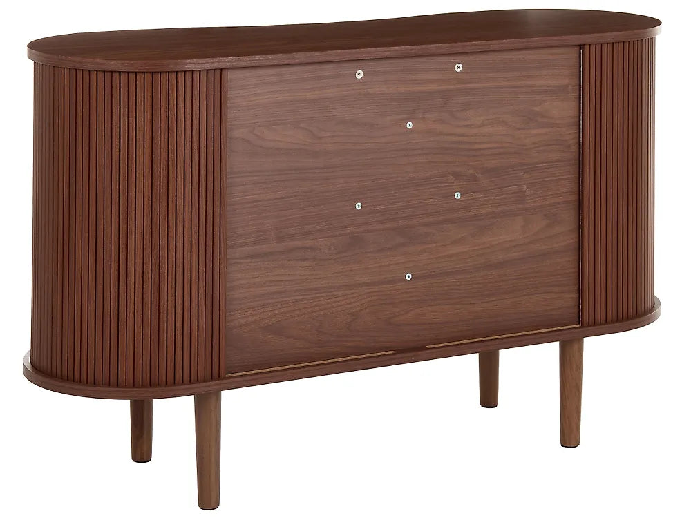 2 Door Sideboard Dark Brown Stemple