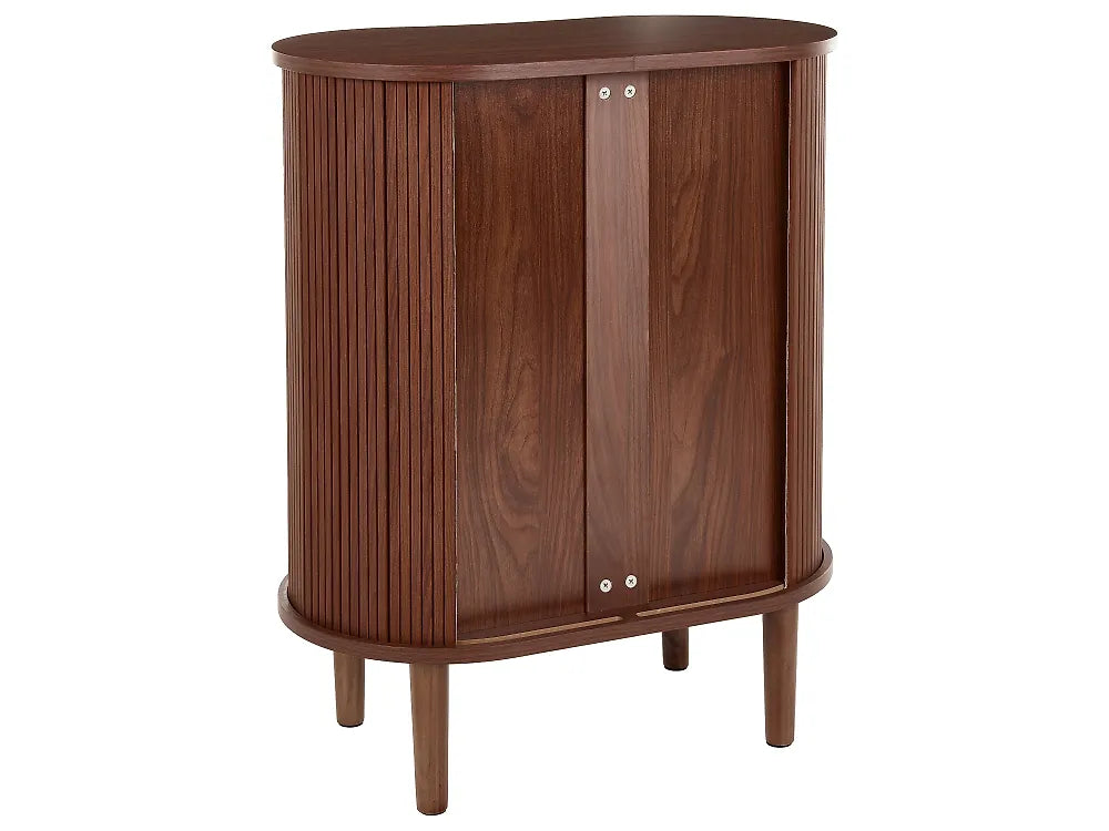 2 Door Sideboard Dark Brown Stemple