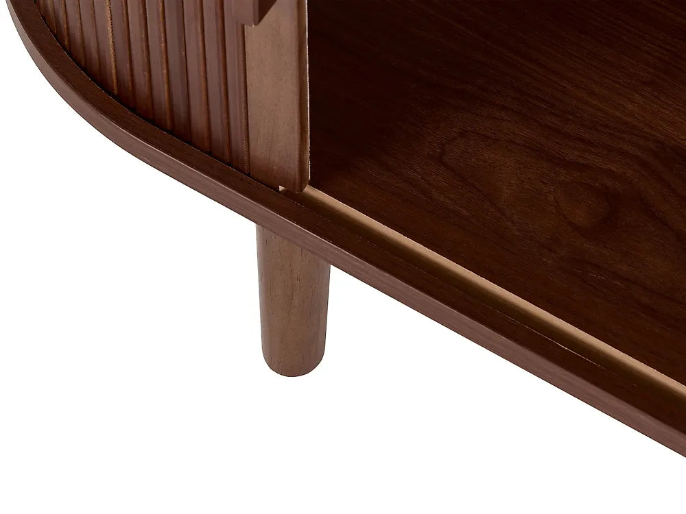 TV Stand Dark Brown Stemple