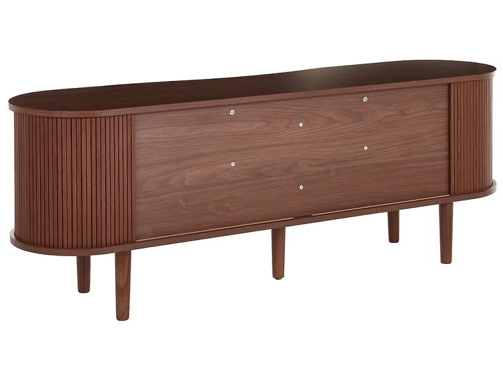 TV Stand Dark Brown Stemple