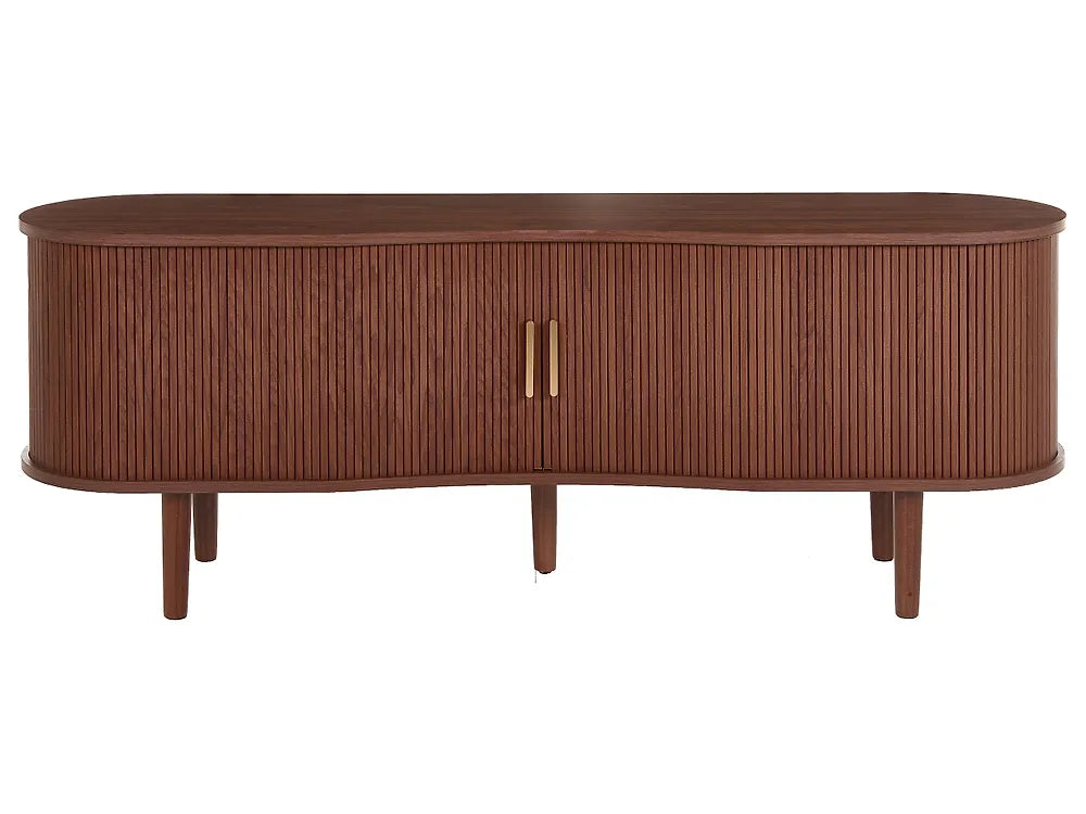 TV Stand Dark Brown Stemple