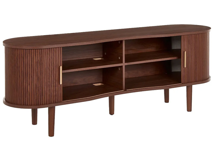TV Stand Dark Brown Stemple