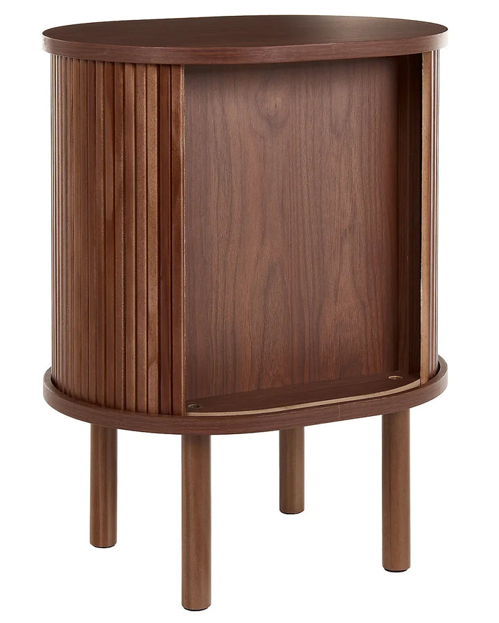 Bedside Table Dark Brown Tolkyn
