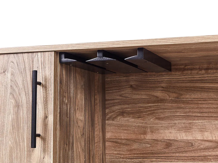 Wine Cabinet Light Brown Cialan