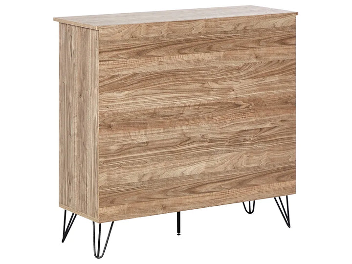 Wine Cabinet Light Brown Cialan
