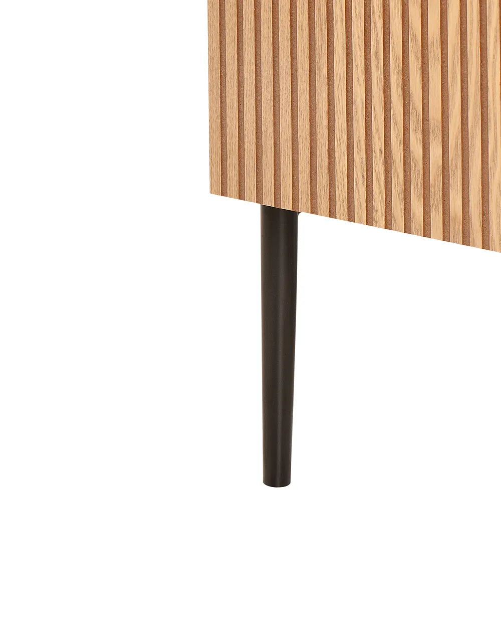Bedside Table Natural Ash Wood Travero