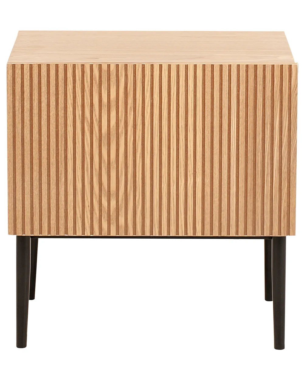 Bedside Table Natural Ash Wood Travero