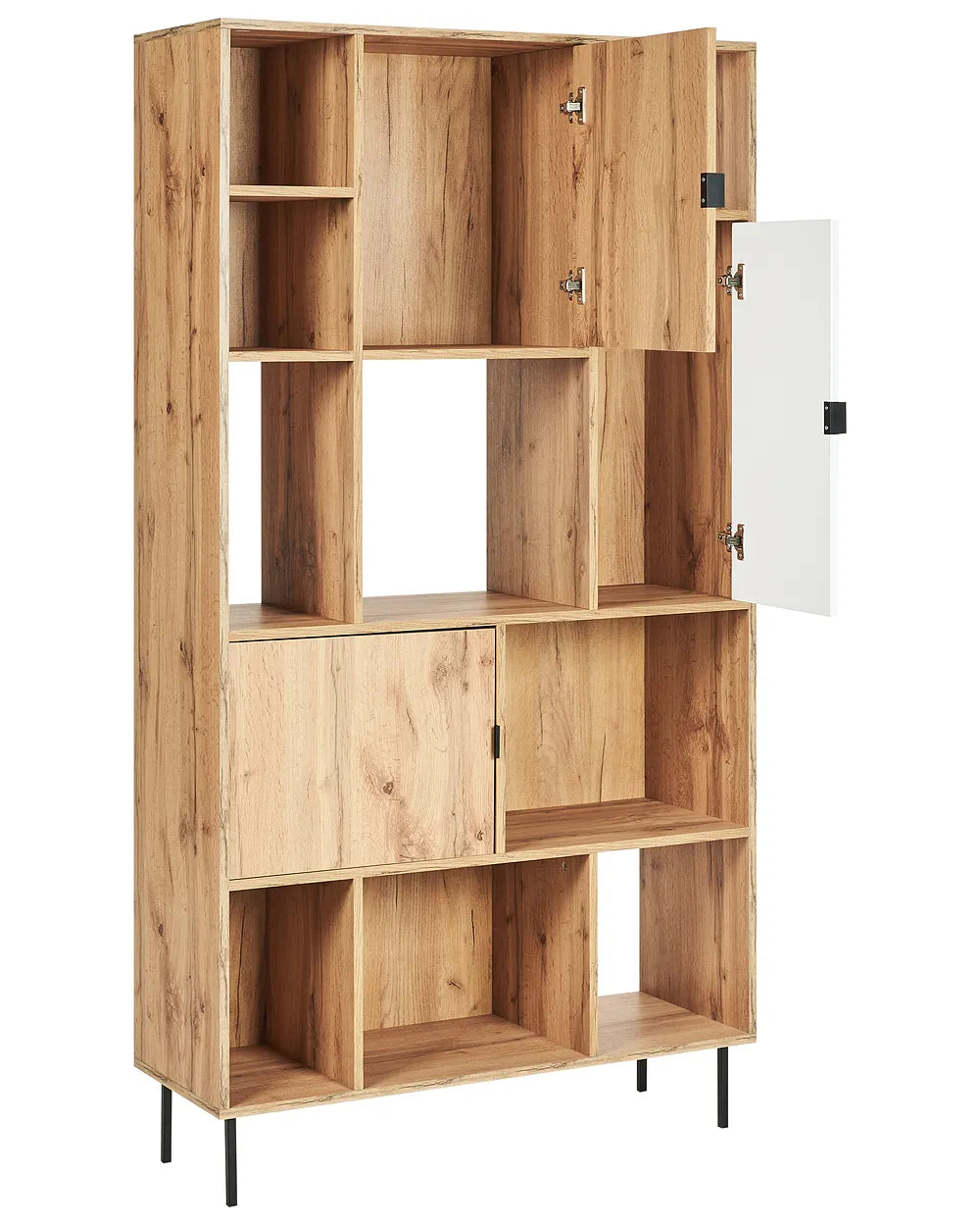 5 Tier Shelving Unit 185 cm Light Brown Korecky