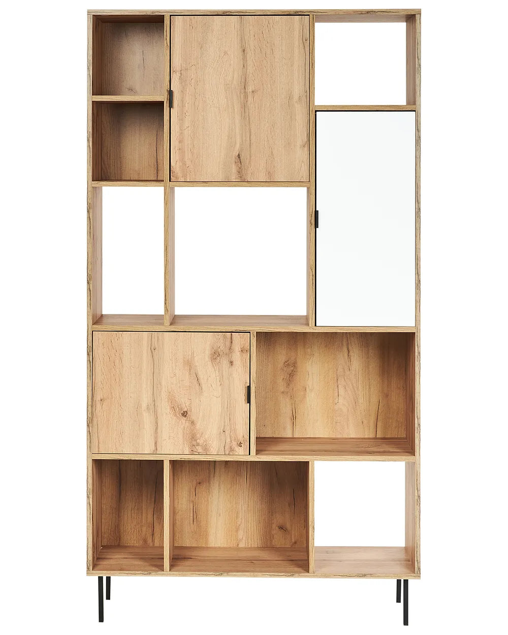 5 Tier Shelving Unit 185 cm Light Brown Korecky