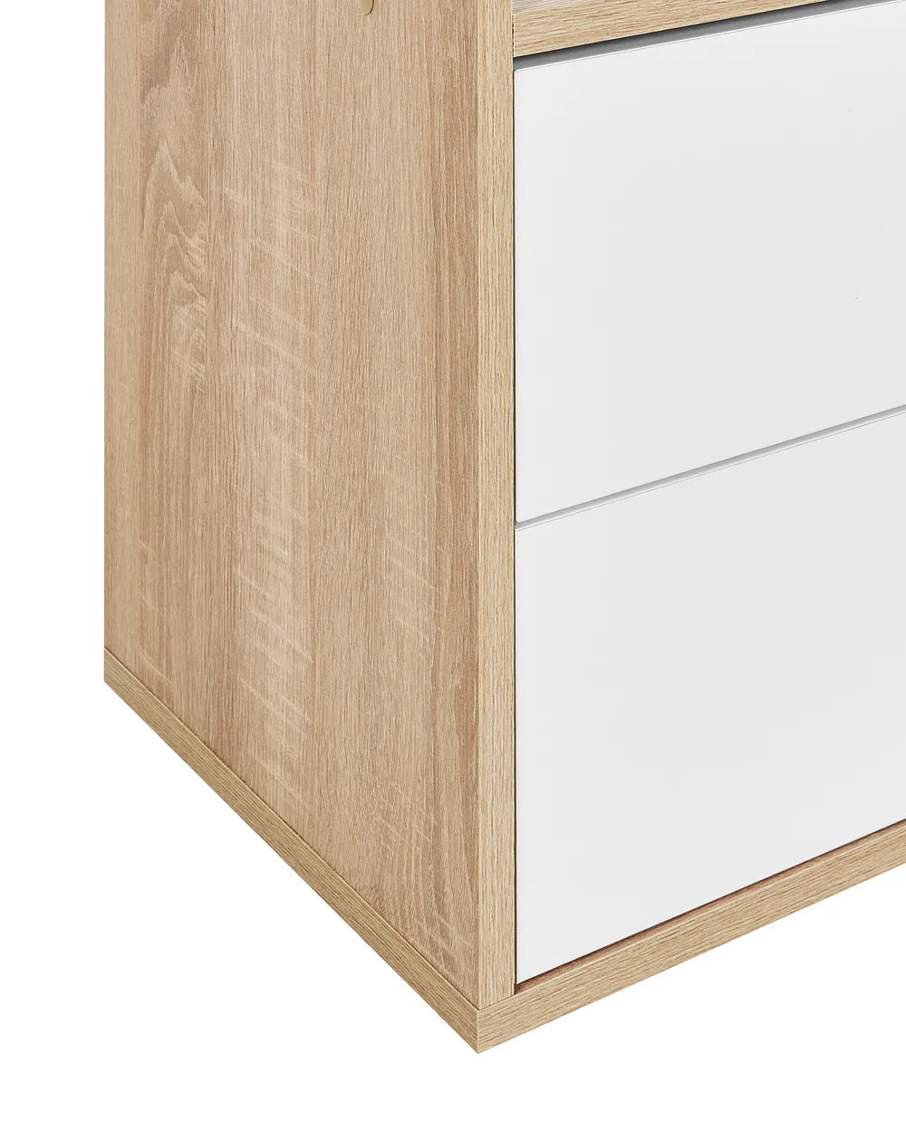 Bookcase 185 cm Brown/ White Jerald