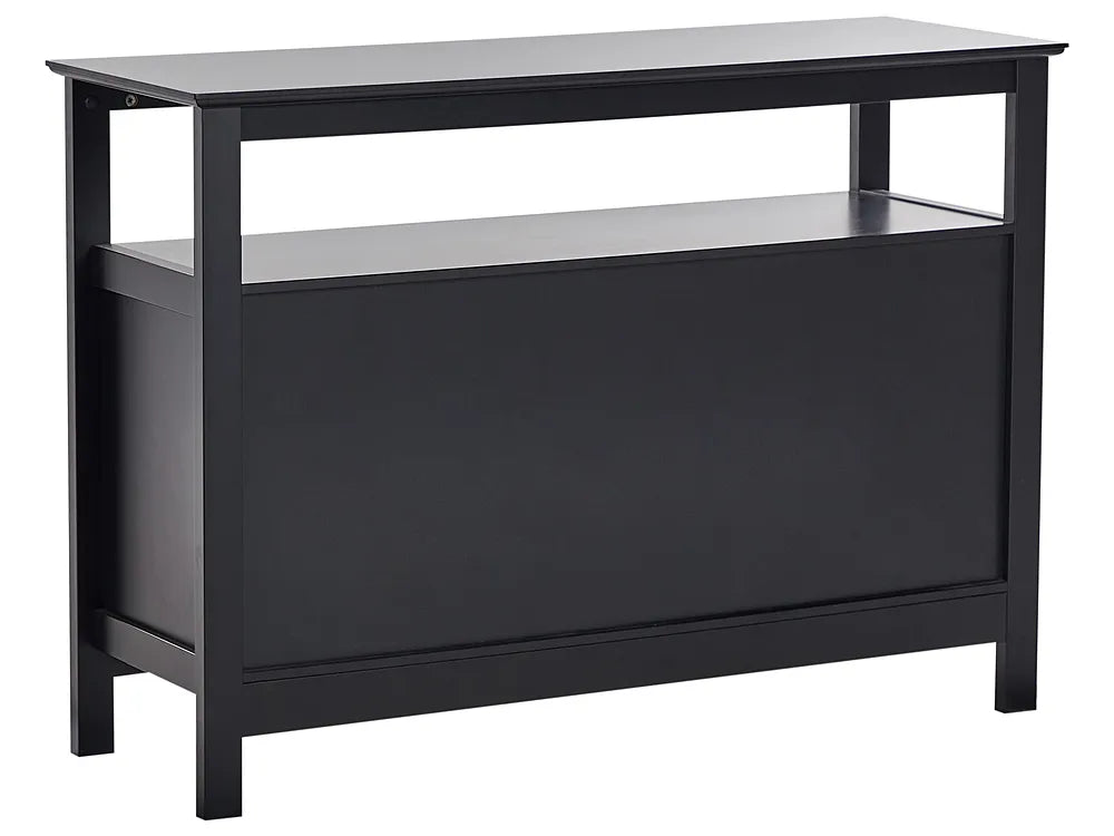 Wine Cabinet Black Denchev