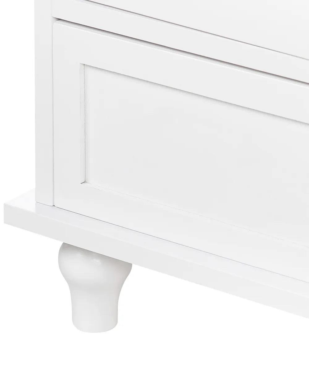 Glass Display Sideboard 71 cm White Sessoms