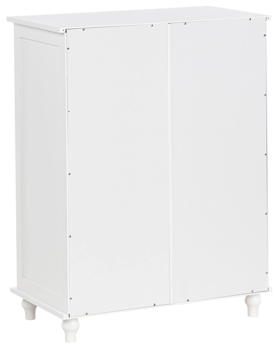 Glass Display Sideboard 71 cm White Sessoms