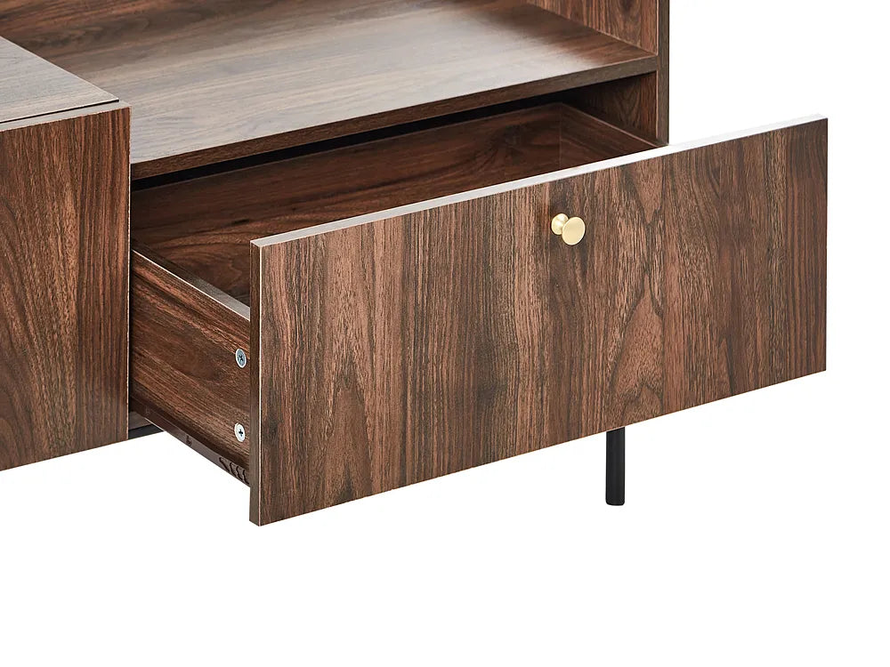 TV Stand Dark Brown Vesna