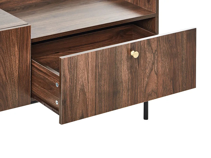 TV Stand Dark Brown Vesna