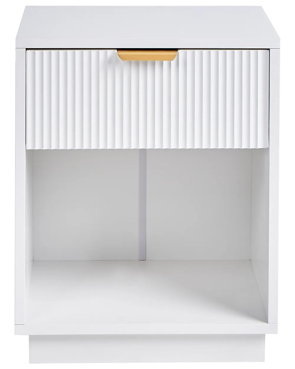 1 Drawer Bedside Table White Luka