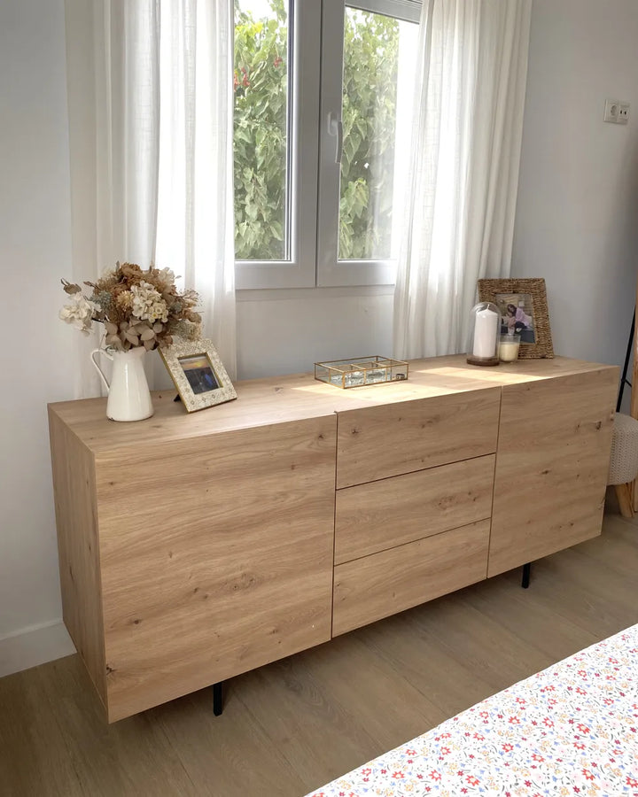 2 Door Sideboard Light Brown Haslingden