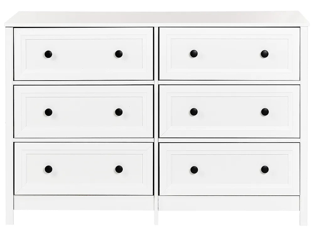 6 Drawer Chest White Lamyiah