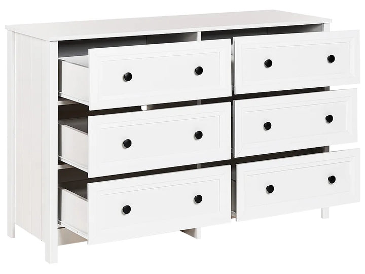 6 Drawer Chest White Lamyiah