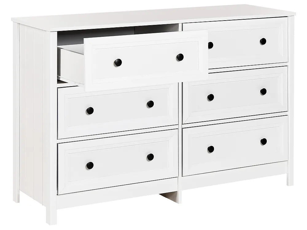 6 Drawer Chest White Lamyiah